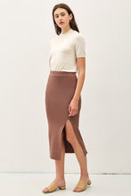 Load image into Gallery viewer, Falling for You Ribbed Skirt
