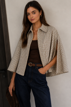 Load image into Gallery viewer, Nicely Done Cape Shirt/Jacket
