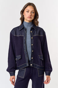 Rhythm & Blues Knit Mix Jacket