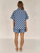 Load image into Gallery viewer, One &amp; Only Checker Denim Set
