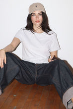 Load image into Gallery viewer, Hint of Lace Crew Tee in Heather Grey
