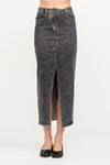 Take a Moment Denim Skirt