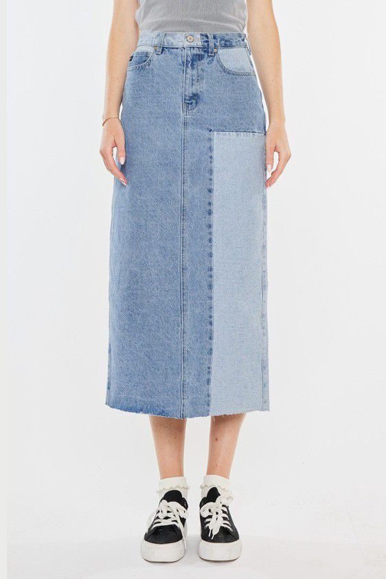 Keep It Cool Denim Skirt