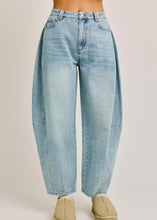 Load image into Gallery viewer, Just My Type Barrel Jeans
