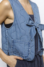 Load image into Gallery viewer, Head In The Clouds Denim Vest
