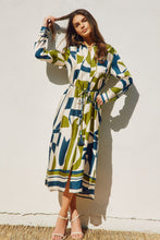 Load image into Gallery viewer, Coastal Charm Midi Dress
