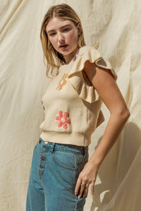 Daisy Pop Knit Top