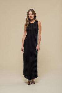 True Classic Knit Dress in Black