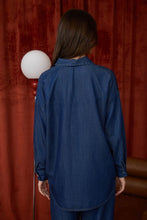 Load image into Gallery viewer, Made for More Studded Denim Shirt
