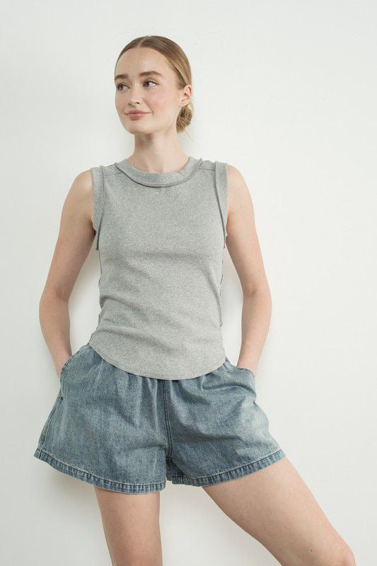 Switch Up Tank in Grey
