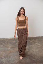 Load image into Gallery viewer, Going Places Mocha Skirt
