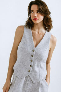 Without Thinking Heather Grey Set