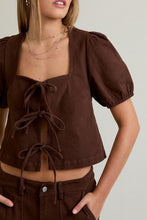 Load image into Gallery viewer, Got That Fall Feeling Bow Top
