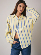 Load image into Gallery viewer, Out of Sight Striped Butter Shirt
