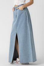 Load image into Gallery viewer, Blues with You Denim Maxi Skirt
