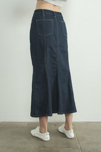 Radiant Rhythm Denim Skirt