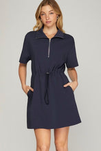 Load image into Gallery viewer, It All Worked Out Navy Dress
