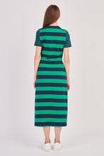 Load image into Gallery viewer, Stop &amp; Stare Striped Midi Dress
