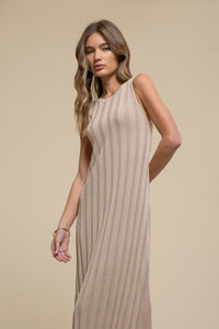 True Classic Knit Dress in Taupe