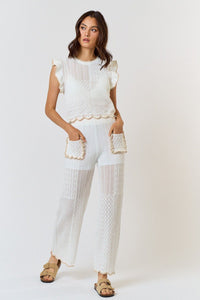 Chloé Femme Knit Set in White