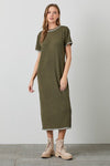Take The Long Way Midi Dress