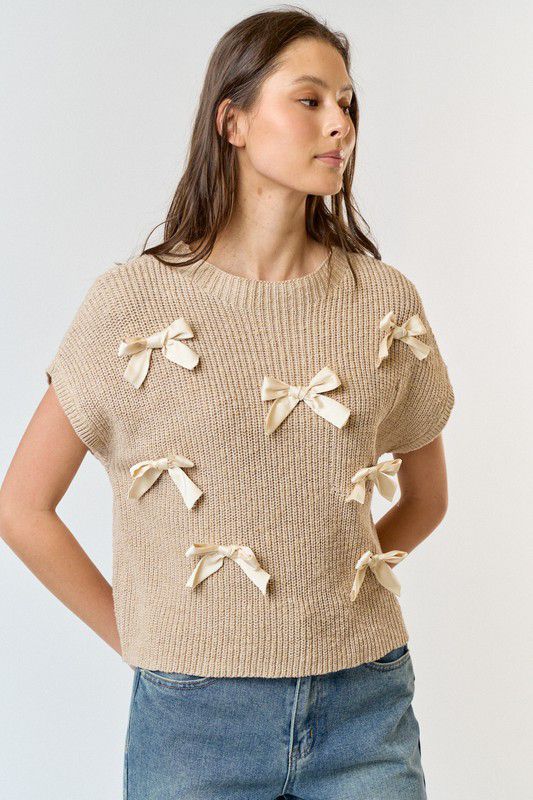 Breezy Grace Bows Sweater