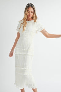 Ethereal Aura Smocked Dress