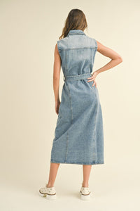 Blue Jean Babe Midi Dress