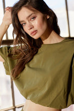 Load image into Gallery viewer, Marais Olive Balloon Top
