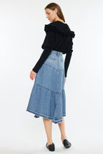 Load image into Gallery viewer, Let It Flow Denim Skirt
