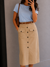 Load image into Gallery viewer, Here’s the Plan Skirt
