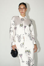 Load image into Gallery viewer, Sippin’ Martinis Silk Shirt
