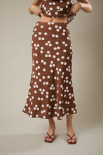 Load image into Gallery viewer, Dotted Afair Brown Silk Set Pre-Order 19/03
