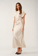Load image into Gallery viewer, Smooth Finish Silk Dress in Champagne
