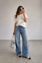 Load image into Gallery viewer, Glimmer Waves Tee in White
