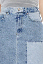 Load image into Gallery viewer, Keep It Cool Denim Skirt
