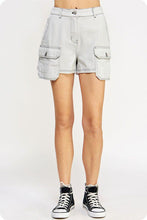 Load image into Gallery viewer, Urban Flair Grey Cargo Short
