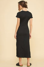 Load image into Gallery viewer, Fortune Midi Dress in Black
