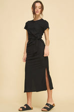 Load image into Gallery viewer, Fortune Midi Dress in Black
