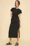 Fortune Midi Dress in Black