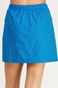 Cool Vibes Cargo Skirt in Cobalt