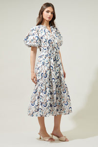 Blanche Floral Midi Dress