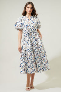 Blanche Floral Midi Dress