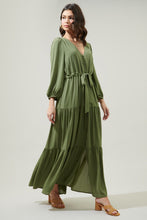 Load image into Gallery viewer, Augusta Olive Maxi Dress
