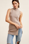 Aquarius Knit Top in Stone