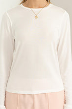 Load image into Gallery viewer, Perfect Long Sleeve Tee in White
