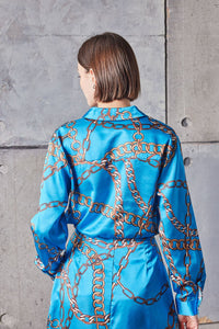 Renaissance Chain Silk Blouse