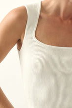 Load image into Gallery viewer, Sculpt Knit Contour Top in White
