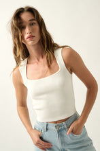 Load image into Gallery viewer, Sculpt Knit Contour Top in White
