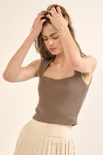 Load image into Gallery viewer, Sculpt Knit Contour Top in Mocha
